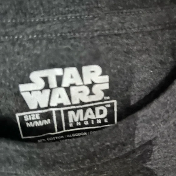 MAD Mandalorian Star Wars Gray Tee - Picture 4 of 5